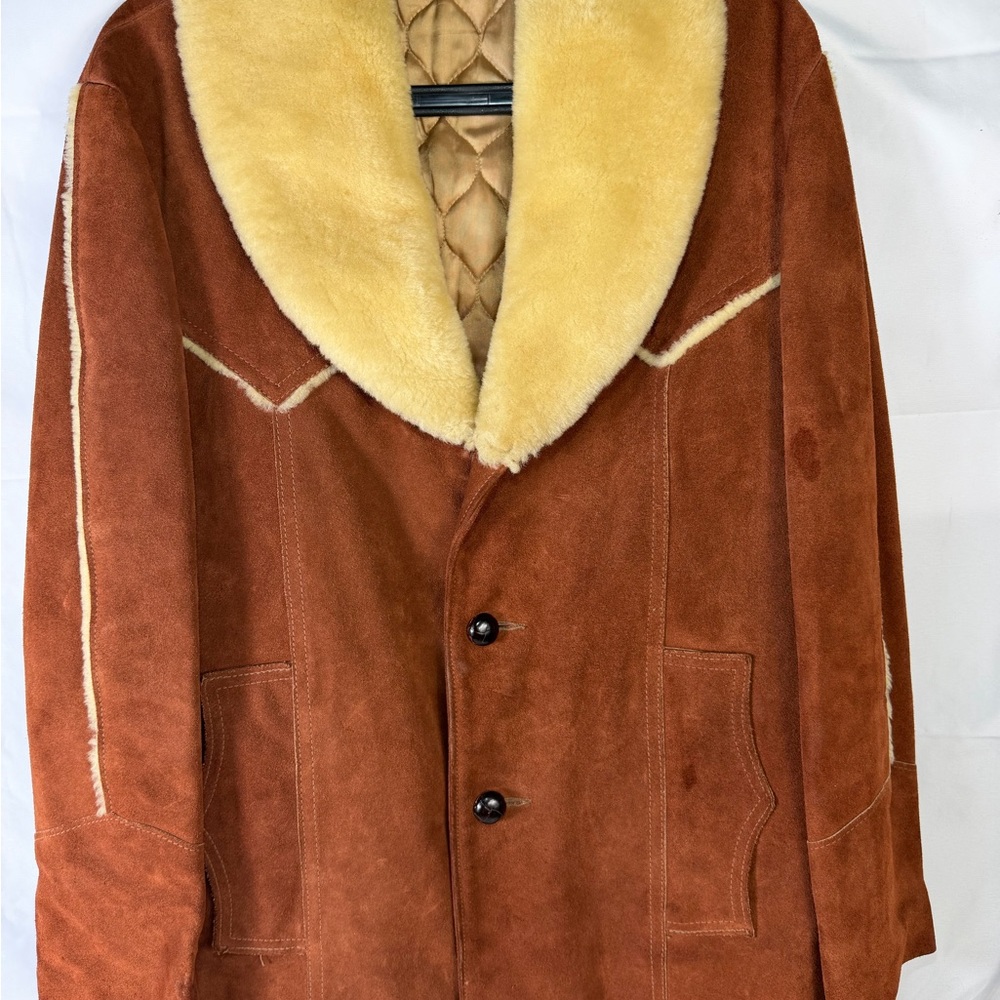 Vintage Joo Kay Natural Leather Rancher Jacket Men’s Size 40